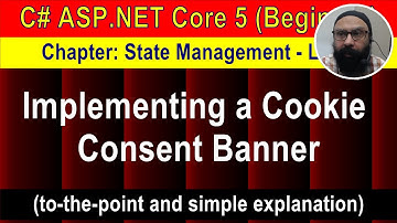 Cookie Consent Banner with ITrackingConsentFeature (6 min Preview) | ASP.NET Core 5 Tutorial