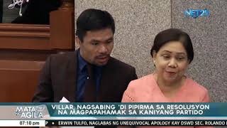Senator Cynthia Villar Enraged That Her Signature Was Sought On