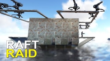 RAFT RAIDING RAGNAROK CAVE - ARK: SURVIVAL EVOLVED (OFFICIAL SMALL TRIBES PIRATES)-EP.8