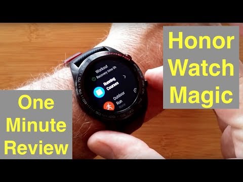 HUAWEI Honor Watch Magic IP68 5ATM Waterproof GPS Advanced Fitness Smartwatch: One Minute Overview