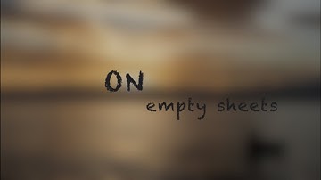EMPTY SHEETS LYRIC VIDEO - Lourdes Maglinte ft. Kyle Wong