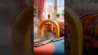 Endless Toy Train Loop 🚂 | Satisfying 6s Kids Animation