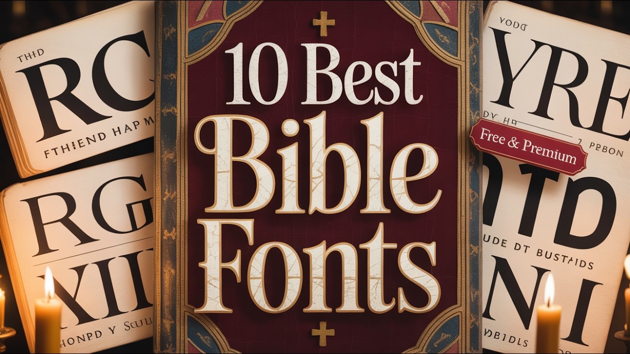 10 Best Holy Bible Fonts - YouTube