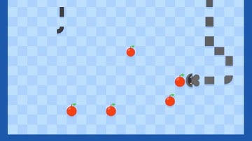 Google Snake Cheese Mode - 25 apples in 14s 790ms (5 apples / Speed Fast / Size Large)