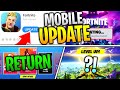 Fortnite Mobile Got UPDATED! Is Mobile Finally RETURNING? Tournaments and Arena SOON?!