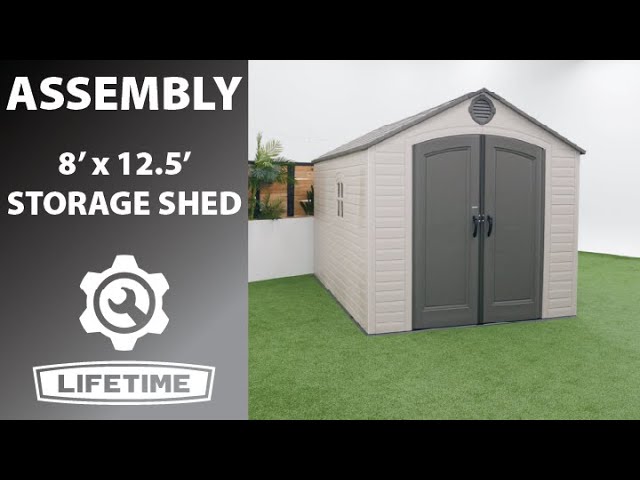 5 X 3 X 6 FT Outdoor Storage Shed Clearance with Lockable Door