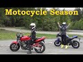 Motocycle Season! Europe and Asia Border and Sandy Lake! Cruising on a Bike