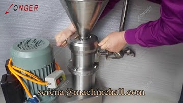 Paste Fineness Adjustment Video|Butter Grinding Machine|Colloid Mill Introduction Video