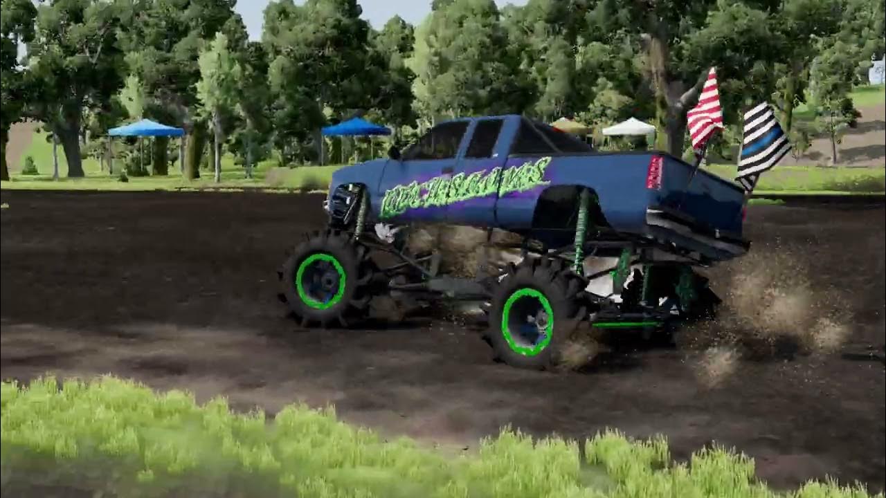 BBCUSTOMS K1500 rippin around Perkins Mud Bog in BeamNG.Drive YouTube
