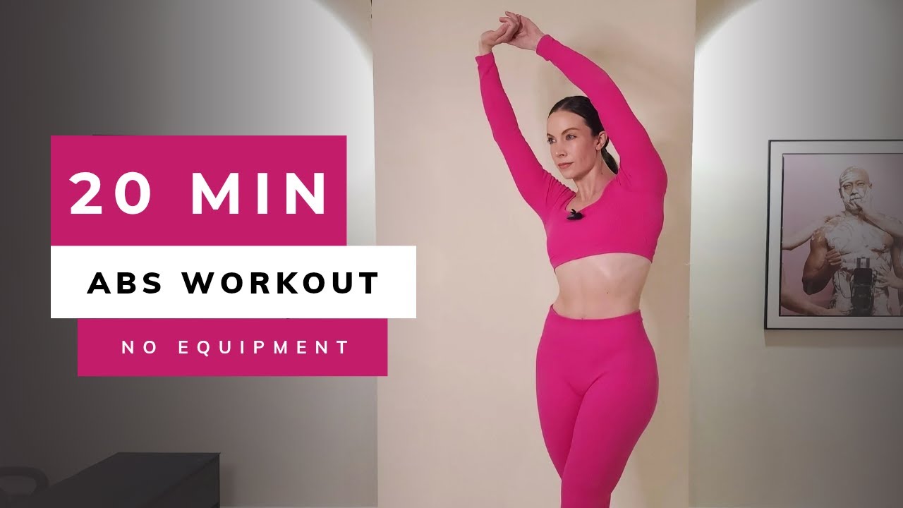 20 MIN AT HOME ABS WORKOUT - Killer Core Routine | No Equipment | Upper ...