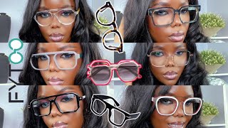 Try-On Haul Trendy Affordable Prescription Glasses | Ft: FYTOO