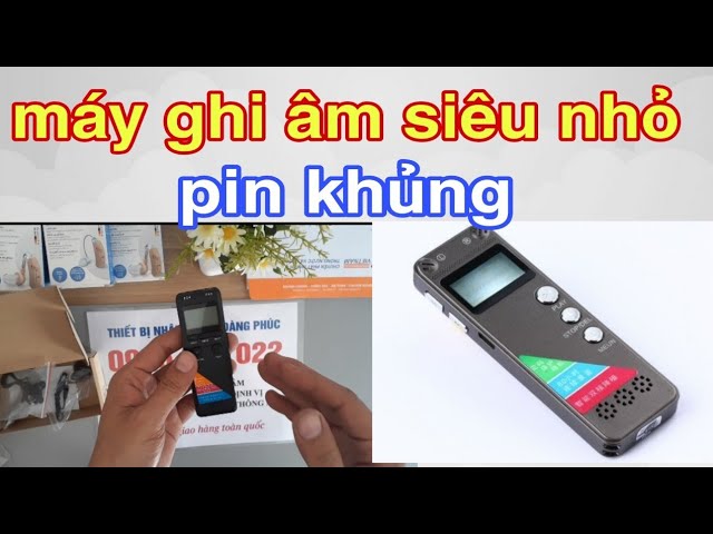 máy ghi âm siêu nhỏ - thiết bị ghi âm - cách sử dụng máy ghi âm