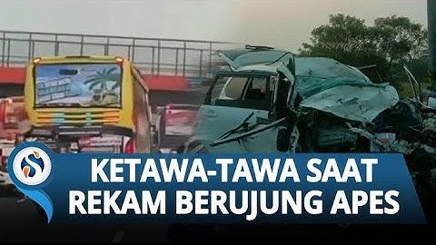 Penumpang Avanza Apes seusai Rekam Bus Ugal ugalan, Awalnya Ketawa Endingnya Nangis Minta Tolong!