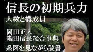 織田信長の初期兵力　人数はどれくらいか、どのような人々で構成されているのか　岡田正人編著「織田信長総合事典」【系図を見ながら日本史の読書】