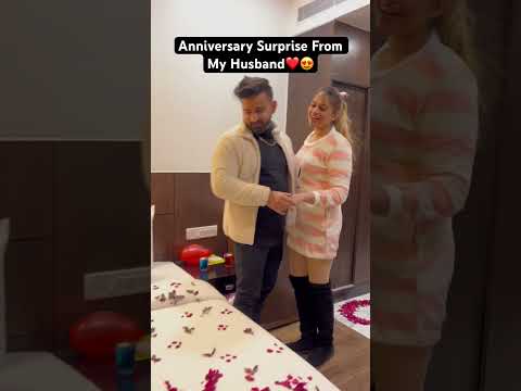 Anniversary Surprise From Husband Swatimonga Rajatswati Husbandwife Couplegoals Surprise