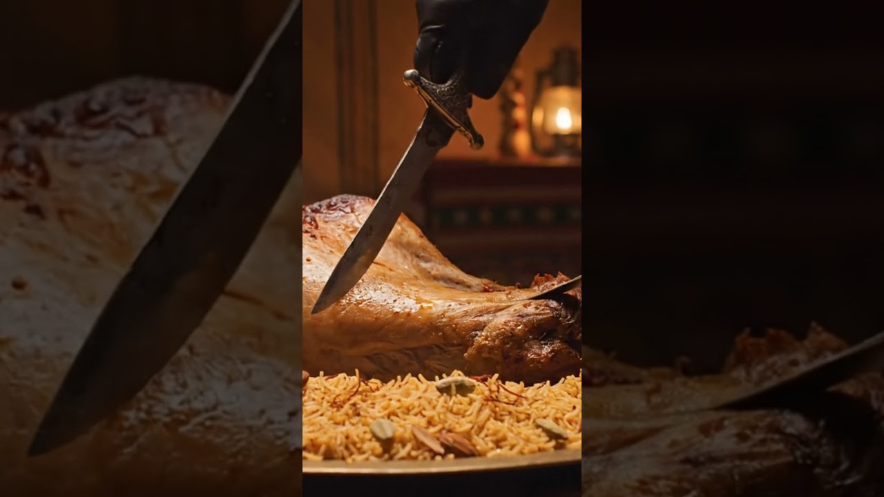 ASMR cut of Roasted Camel & Rice| ASMR 