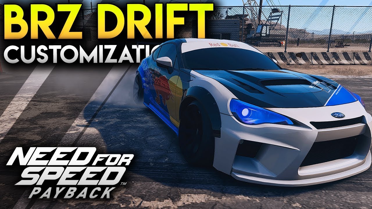 Need For Speed Payback Customization BRZ Drift Car Build YouTube