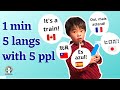 Daily routines in 5 languages with EXTREME OPOL!