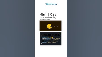HTML & CSS Pacman Loading Animation 🎮✨ | Fun CSS Project