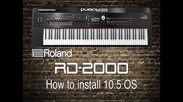 Roland RD-2000 - How to install 1.5 OS