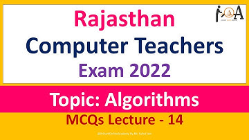 MCQs Lecture 14 | Rajasthan Computer Teacher Exam | Topic: Searching & Sorting Techniques Algorithms
