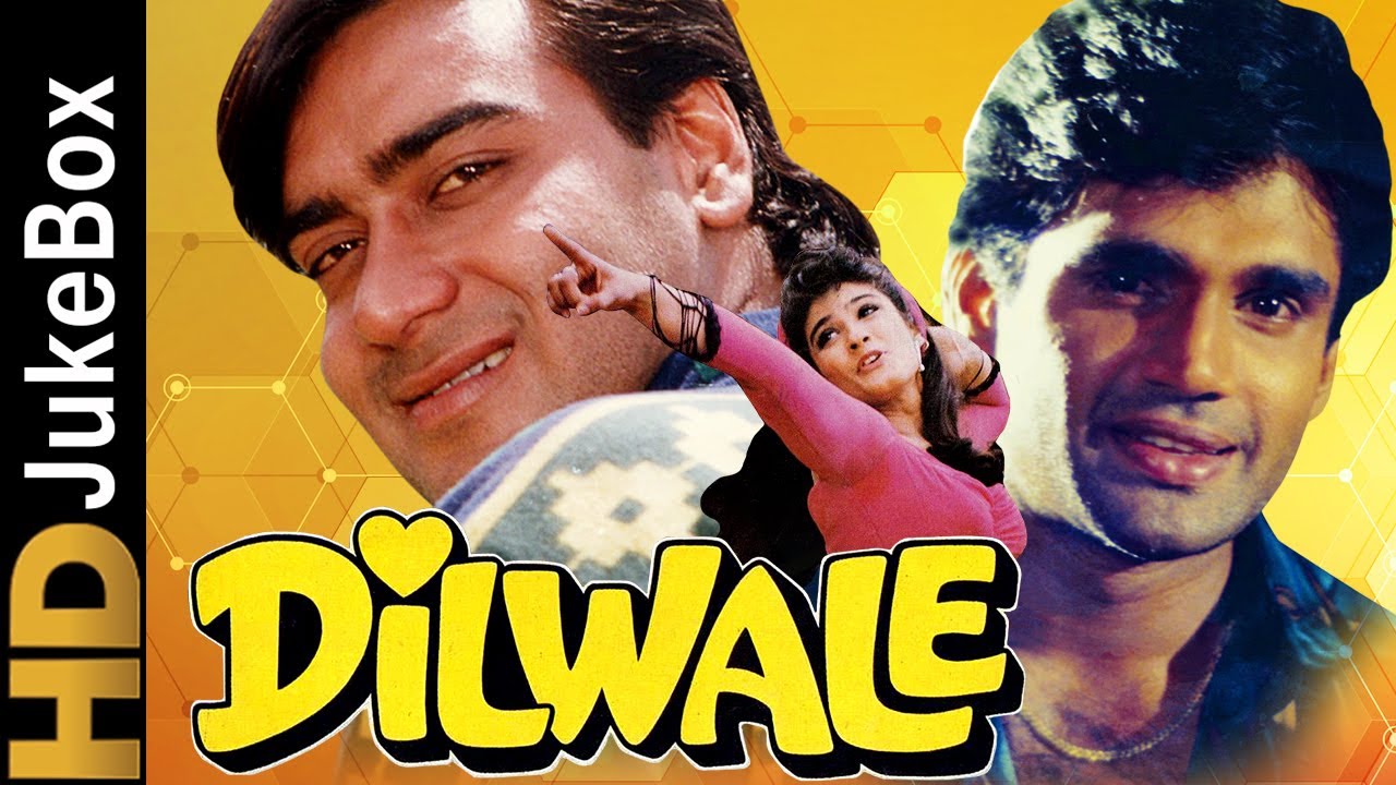 Dilwale 1994 Full Video Songs Jukebox  Ajay Devgn Sunil Shetty Raveena Tandon