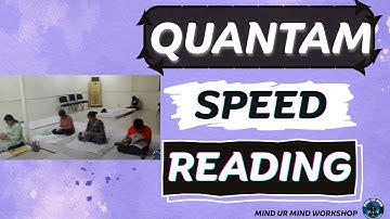 Quantum  Speed Reading WORKSHOP by Dr Kapil Dev Sharma