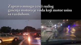 Voda u motoru automobila