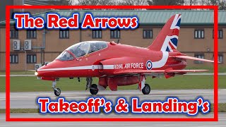 RAF Waddington Exercise Cobra Warrior Day 1 - The Red Arrows Display Team Takeoffs and Landings by Darrell Towler 2,087 views 1 year ago 9 minutes, 29 seconds
