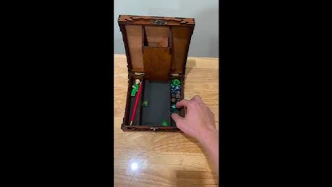 Dice Box 3in1 - Multipurpose wooden accessories for Dungeons and Dragons