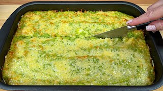 Zucchini and noodles! An easy and delicious dinner recipe! Zucchini recipe in 10 minutes!