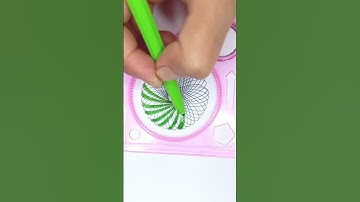 Amazing colour full spirogarph design 🎨#art #spirograph #youtubeshorts #satisfying
