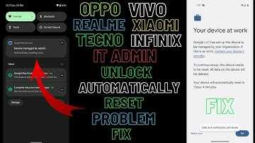 iT ADMIN UNLOCK TOOL,HOW TO REMOVE iT ADMIN LOCK,DEVICE MANAGED BY ADMIN PROBLEM AUTOMATIC RESET