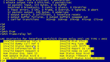 Frame Relay - Basic Configurations Point to Point - Part 3