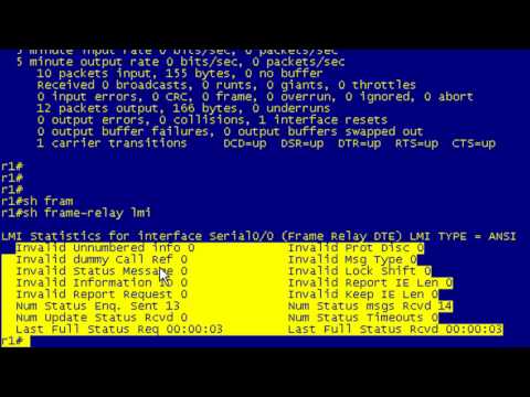 Frame Relay - Basic Configurations Point to Point - Part 3