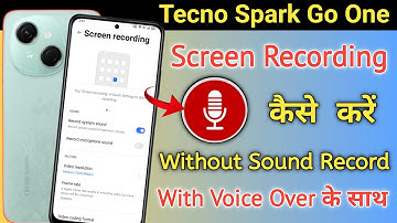Tecno Spark Go 1 5g Screen Recording Kaise Kare || How To Record Screen Record In Tecno Spark Go 1