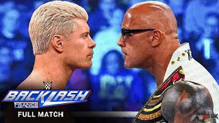 The Rock vs. Cody Rhodes: Backclash 2024