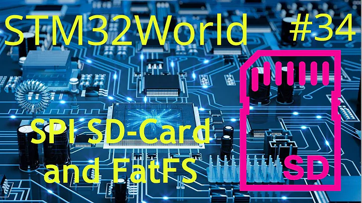 STM32 Tutorial #34 - SD-card w. FatFS (using SPI)