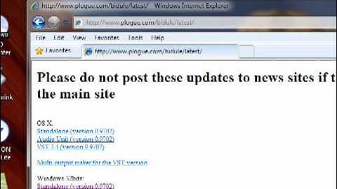 Plogue Bidule Install and settings for stereo to surround conversion Win7 64 bits