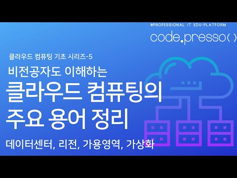 클라우드 컴퓨팅의 주요 용어(비전공자도 이해하는)