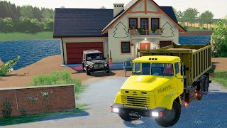 ЗАКРЫТЫЙ ПОСЁЛОК! ПЕРВЫЙ ДОМ ГОТОВ! КРАСОТА - FARMING SIMULATOR 2019