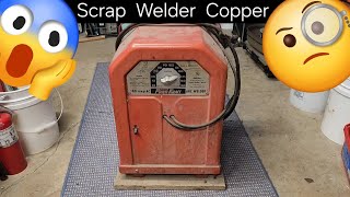 Scrapping a Welder with a 90 lbs Transformer Inside !
