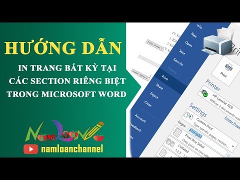 Video: Cách Chỉ In Một Trang Từ Tài Liệu