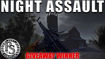 Night Assault in Post Scriptum | Squad Leader gameplay + Giveaway Winner