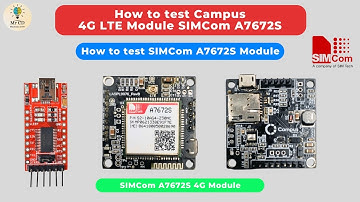 How To Test Campus SIMCom A7672S 4G LTE Module || Check SIMCom A7672S module - FTDI