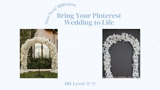 How To w/ SBBlooms- Lush Wedding Ceremony Arch