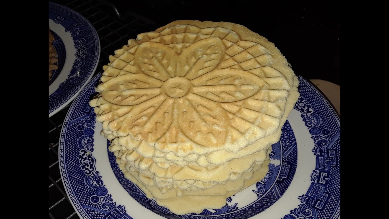 I Make Pizzelles YouTube