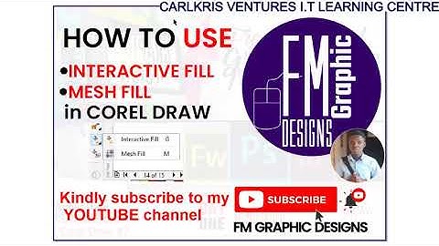 INTERACTIVE AND MESH TOOL USAGE IN COREL DRAW