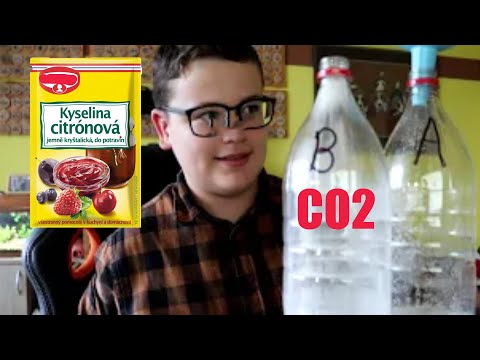 CO2 z jedlé sody a kyseliny citronové - můj první pokus / KonAkva #32
