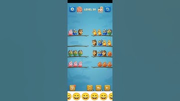 Bird sort color puzzle game level 30 // 🥰🥰#short #viralvideo #viralshort #birds #birdgame